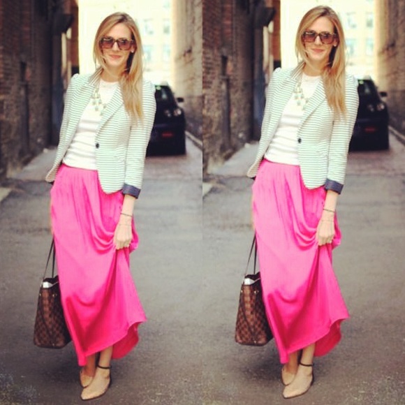 Light Pink Maxi Skirt ❤️