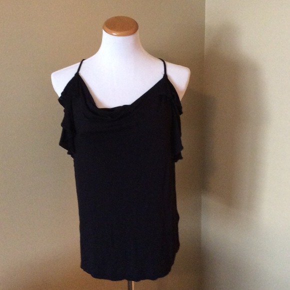 Gorgeous Express Racerback Tank with Ruffle/Beads