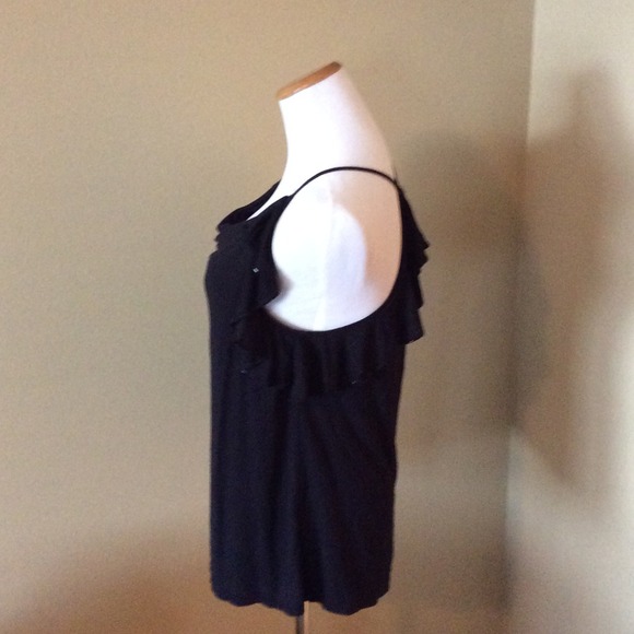 Gorgeous Express Racerback Tank with Ruffle/Beads - Picture 4 of 4