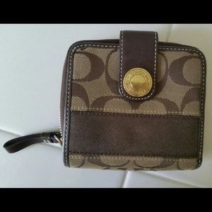 Authentic Coach bifold wallet