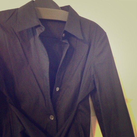 Theory dress shirt wrap