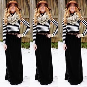 Black Maxi Skirt ❤️
