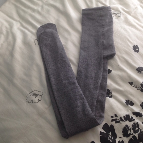 SALE Thick grey tights