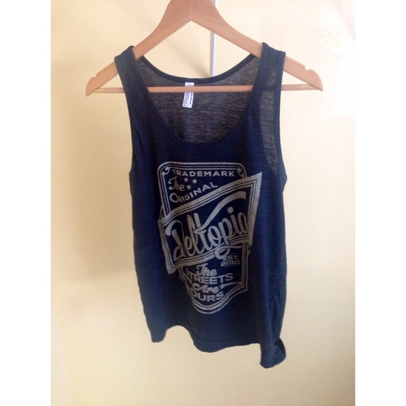 Deltopia 2014 Tank (dark grey)