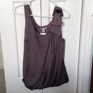 Charcoal grey dress top