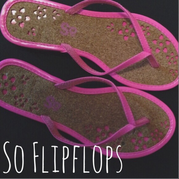 Pink Cork Flipflips NWOT