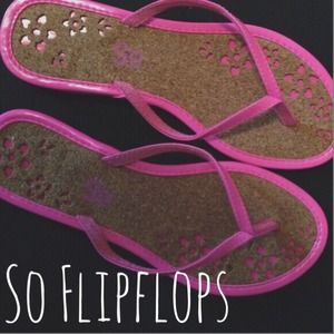 Pink Cork Flipflips NWOT