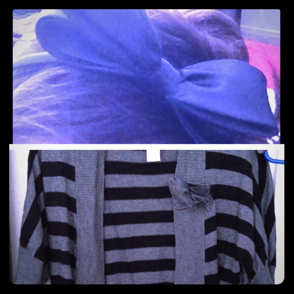 Black bowed headband