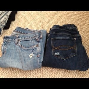 Two pairs of AF jeans