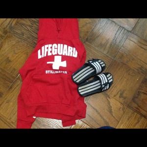 Lifeguard hoodie and slides bundle