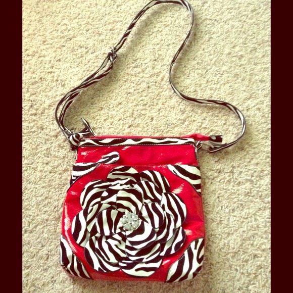Red and zebra purse❤️ - Picture 1 of 4