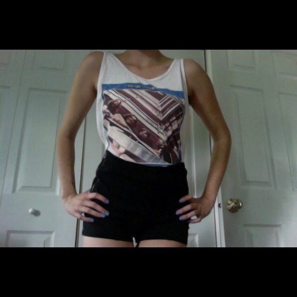 Beatles Please Please Me album art tank top