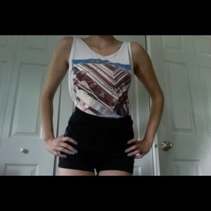 Beatles Please Please Me album art tank top