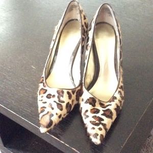 Cheetah Print Nine West Heels