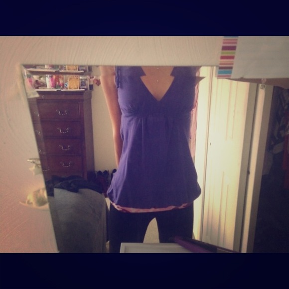 Purple tank top
