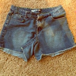 Denim shorts