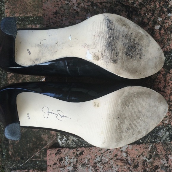PreLoved Jessica Simpson Peep toe pumps - Picture 4 of 4