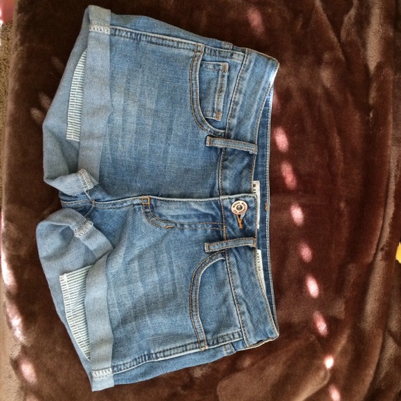 Denim shorts
