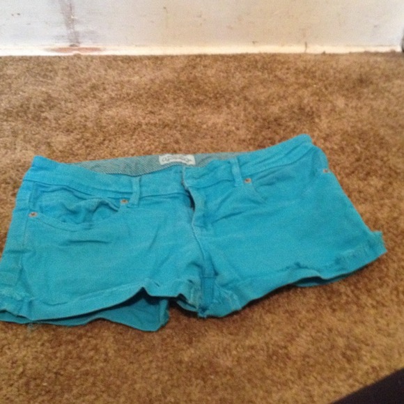 Blue aero shorts.