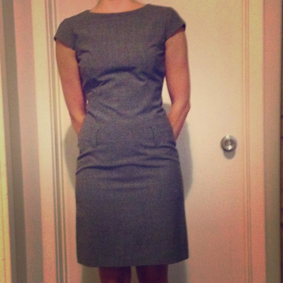Ann Taylor Dresses & Skirts - Ann Taylor grey business dress