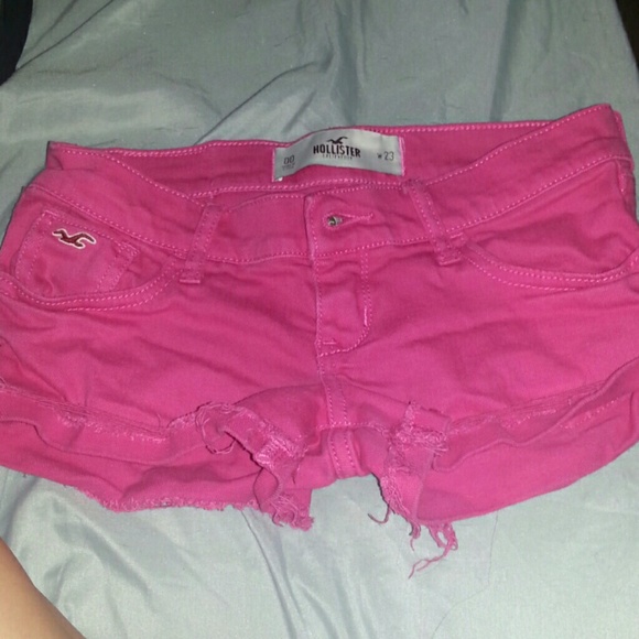 Hot pink Hollister shorts