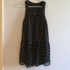 Forever21 drop waist polka-dot dress