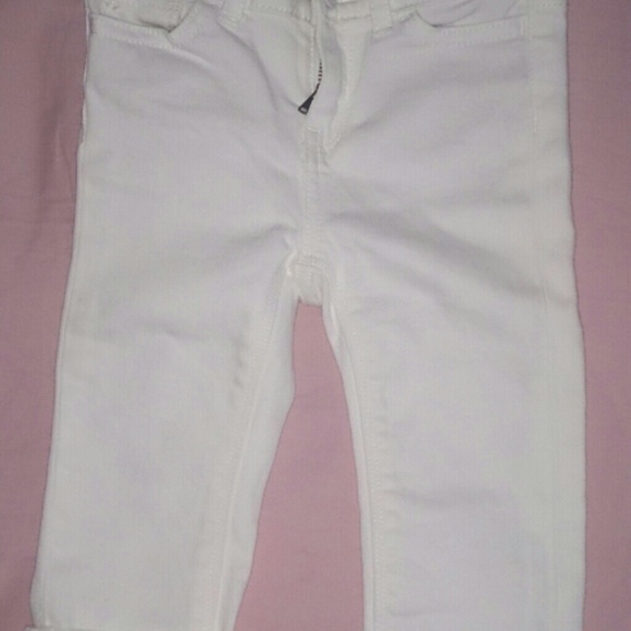 Gap toddler white skinny jeans