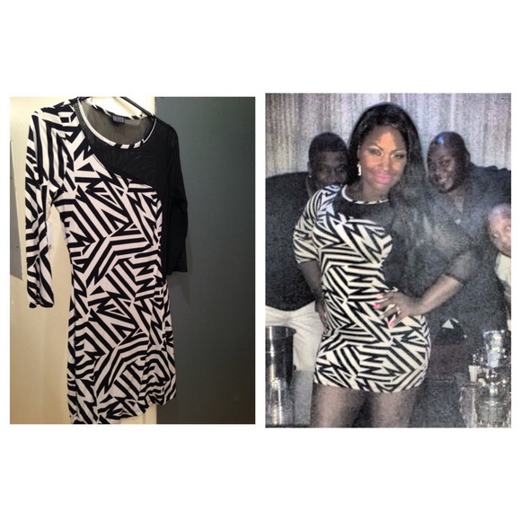 Indian Print Body Con Dress