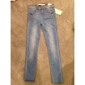 Light blue skinny jeans