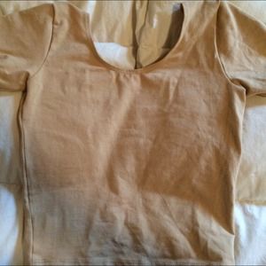 ⚡️SOLD ⚡️American Apparel Nude Crop Top