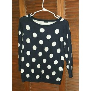 Old navy polka dot sweater!