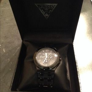 Autobahn Black Guess  Watch