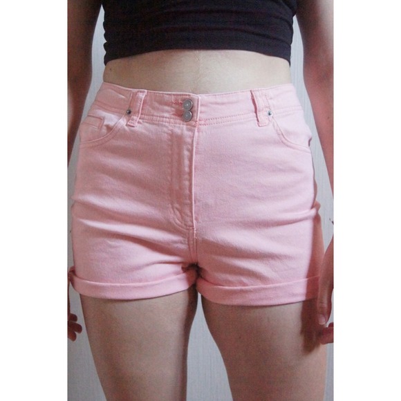 SOLD Pink high waisted shorts