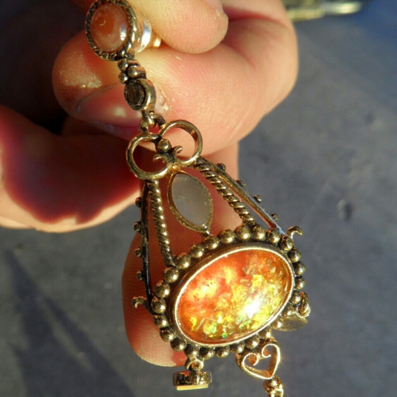 Vintage Monet Earrings - Picture 2 of 3