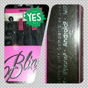 NEW. BLING HEADPHONES