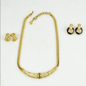 **SOLD**Vintage Christian Dior Rhinestone Necklace