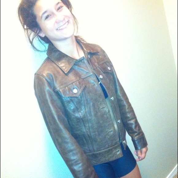 Real leather jacket