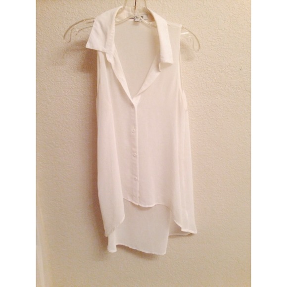 Forever 21 sheer high low top