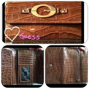Guess Brown Clutch