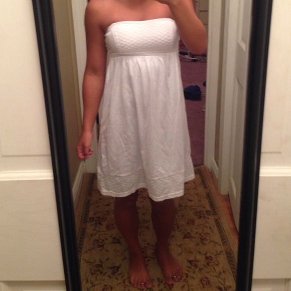 White flowy dress