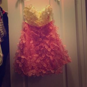 Mod Cloth Floral party dress