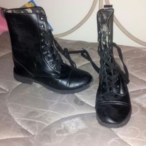 Black Combat Boots