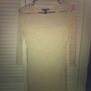 Beautiful ivory forever 21 dress! 🌟