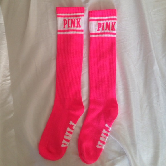 Bright PINK socks
