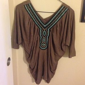 Cute brown shirt