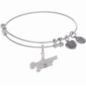 Silvertone Christmas Story Charm Bracelet