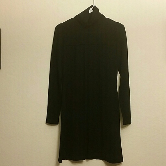 Black sweater dress