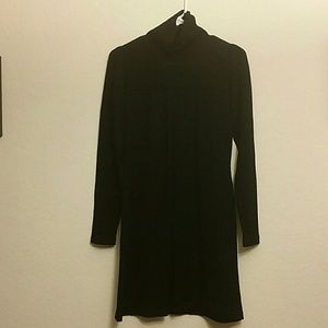 Black sweater dress