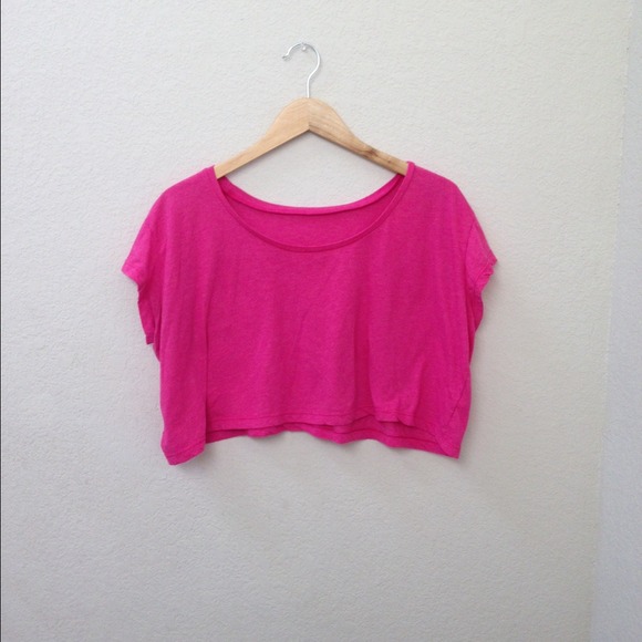 American Apparel flowy crop top