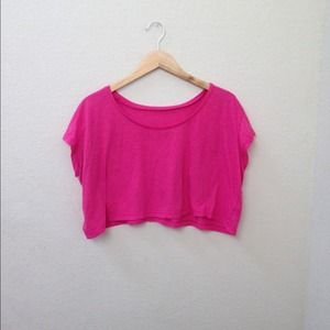 American Apparel flowy crop top